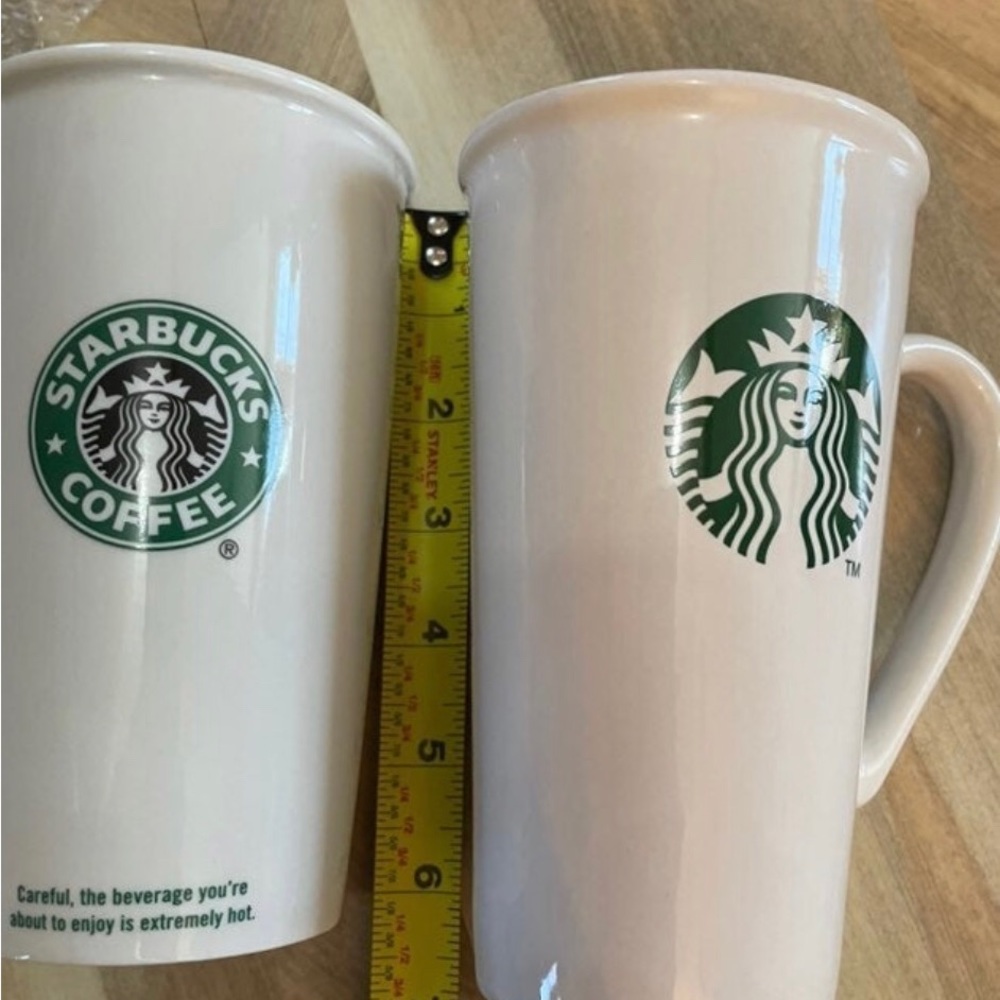 2 Starbucks cups